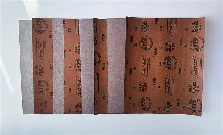 Sandpaper for furniture