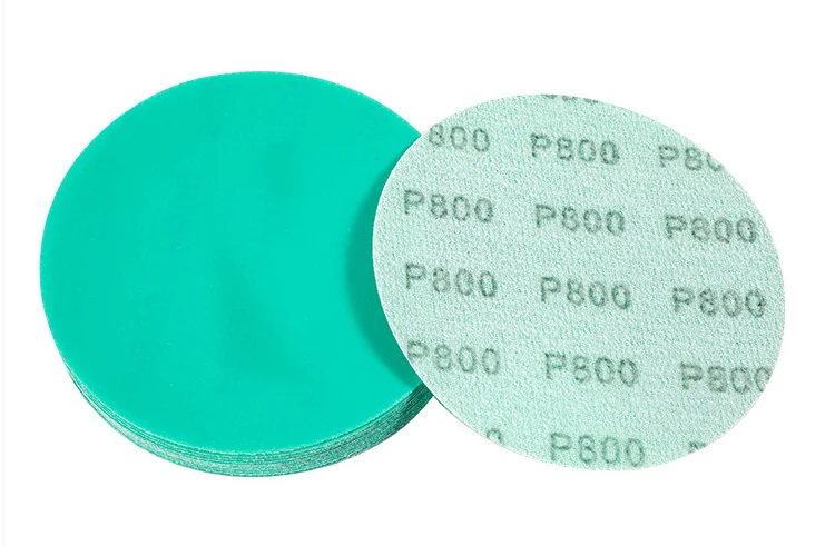 Green film sanding discs 6 Green film sanding discs 6